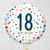 18th Birthday Colourful Foil Balloon Bunch