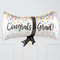 Congrats Grad Scroll Inflated Balloon Package