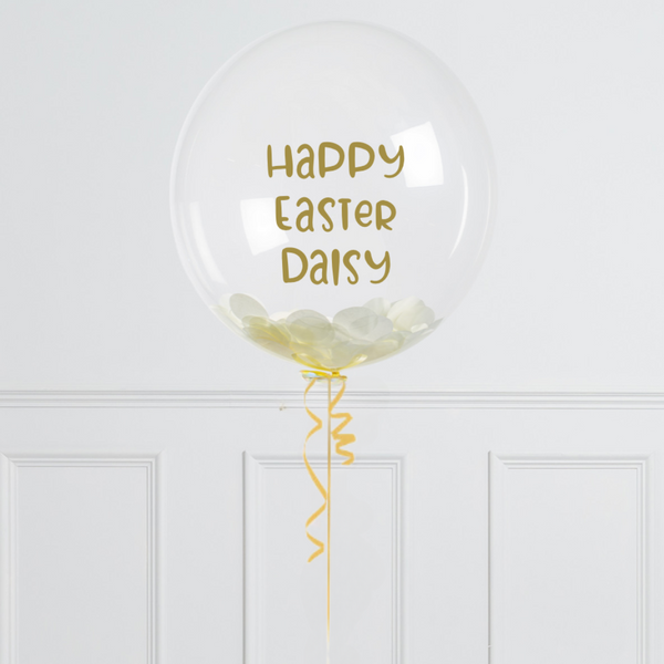 Easter Bubble Personalised Balloon