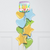 Happy Easter Bunny Ears Inflated Foil Balloon Bunch