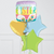 Happy Easter Bunny Ears Inflated Foil Balloon Bunch