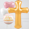 Holy Communion Pink Inflated Balloon Package