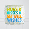 Hugs, Kisses & Well Wishes Rainbow Hearts Inflated Foil Balloon Bunch