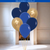 Sapphire Blue Helium Latex Balloon Bunch