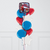 Spiderman Birthday Inflated Foil Balloon Bunch