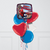 Spiderman Birthday Inflated Foil Balloon Bunch