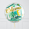 Welcome Home with Love Hearts Inflated Foil Balloon Bunch