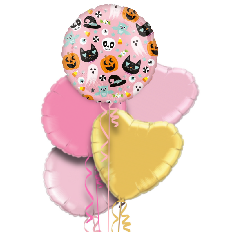 Pink Story Halloween Balloon Bouquet