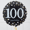100th Birthday Elegant Sparkles Foil Balloon Bunch
