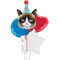 Grumpy Cat Party Face Balloon Bouquet