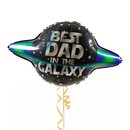 Galaxy Father's Day Inflated Balloon Bouquet