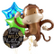 Wild Monkey Inflated Balloon Bouquet