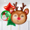 Santa Reindeer Christmas Balloon