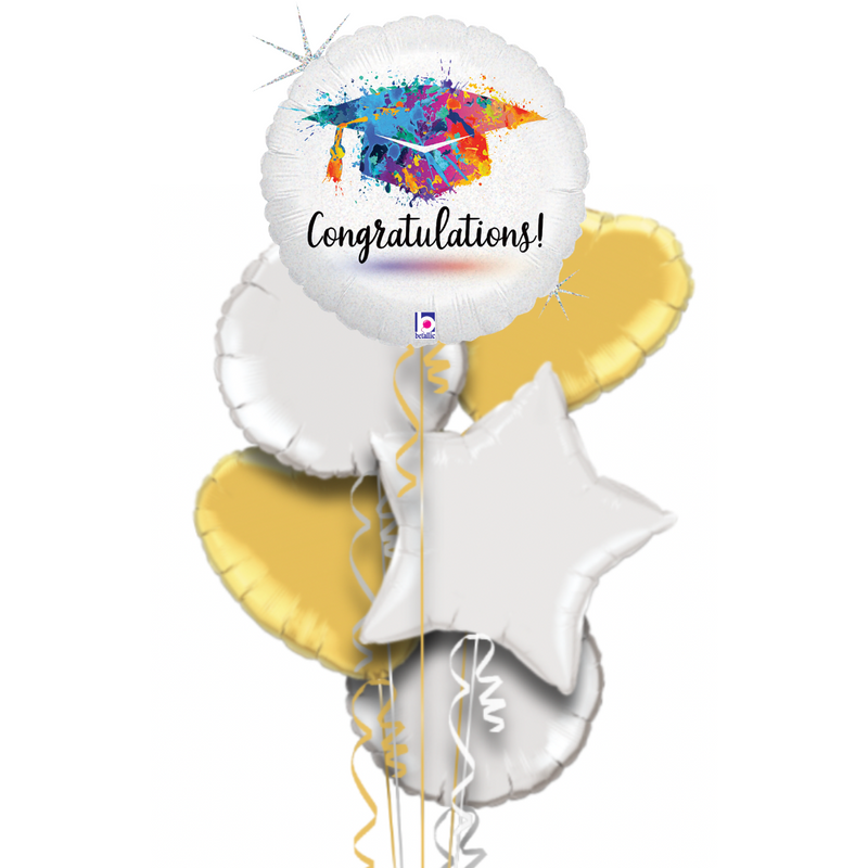 Grad Congrats Foil Balloon Bouquet