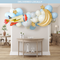To The Moon Inflated Balloon Garland
