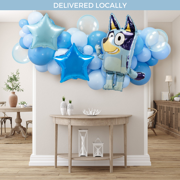 Bluey Party Inflated Balloon Garland