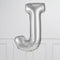 Inflated Silver Letter Balloons