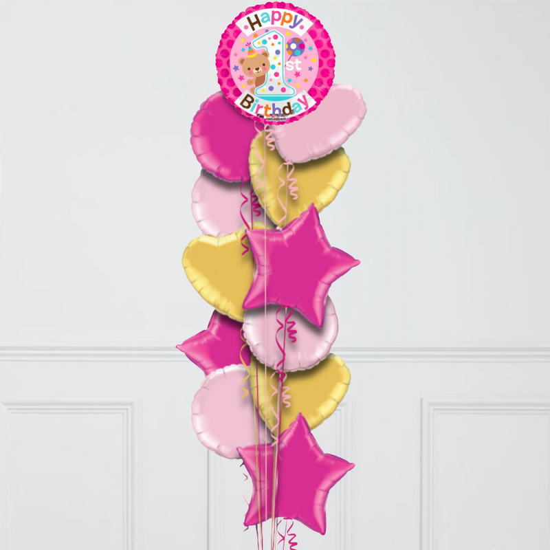 1st Birthday Girl Bear