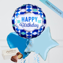 Blue Banners Happy Birthday