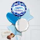 Blue Banners Happy Birthday
