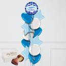 Blue Banners Happy Birthday