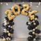 New Year 2024 Gold Glitz & Glam Ready-Made Balloon Arch