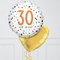 30th Birthday Colourful Foil Balloon Bunch