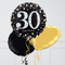 30th Birthday Elegant Sparkles Foil Balloon Bunch