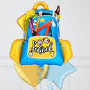 Back To School Backpack Inflated Foil Balloon