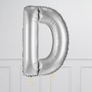 Inflated Silver Letter Balloons