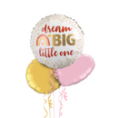 Dream Big Little One Star Inflated Foil Balloon Bouquet