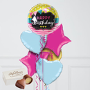 Pink Sparkles Happy Birthday