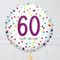 60th Birthday Colourful Foil Balloon Bunch