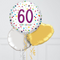 60th Birthday Colourful Foil Balloon Bunch