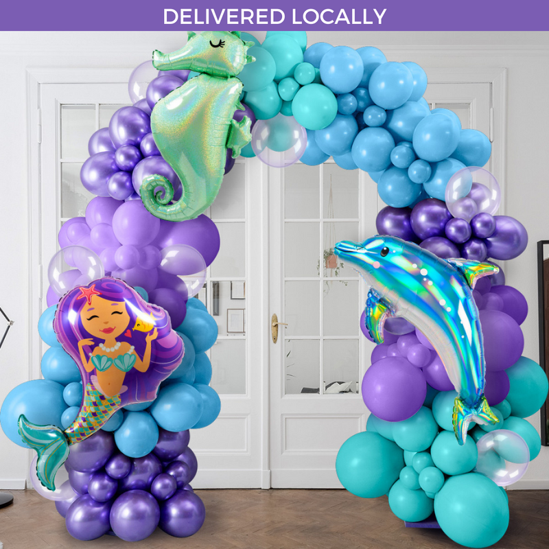 Mermaid best sale balloon arch