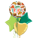 Food Birthday Inflated Foil Balloon Bouquet