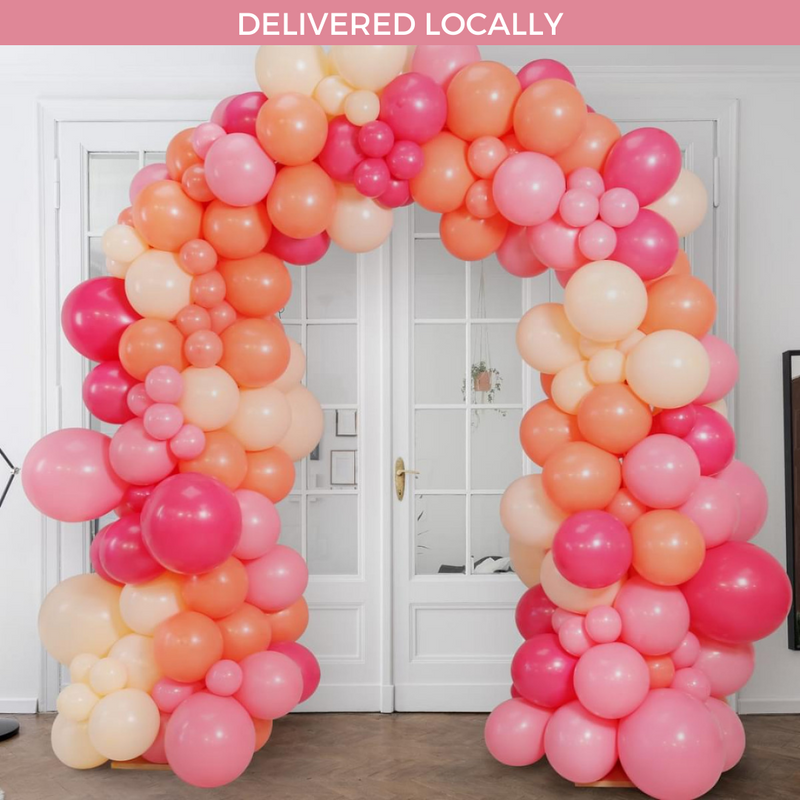 Flamingo Pink Ready-Made Balloon Arch