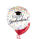 Glittering Grad Confetti Foil Balloon Bouquet