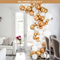 Copper Chrome Asymmetric Balloon Arch
