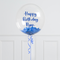 Personalised Blue Star Confetti Bubble Balloon