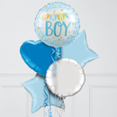 Baby Boy Bunting Inflated Foil Balloons