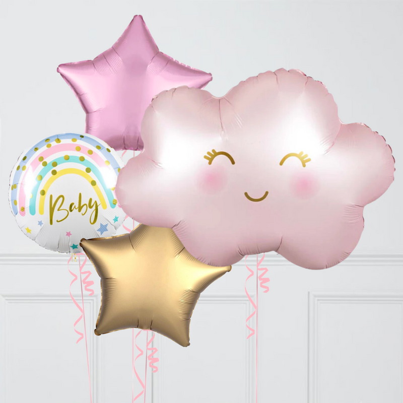 Baby Pink Cloud Balloon Package