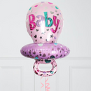 Baby Pink Pacifier Balloon Package