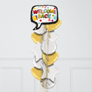 Back To School Message Inflated Foil Balloon