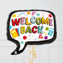 Back To School Message Inflated Foil Balloon