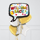 Back To School Message Inflated Foil Balloon