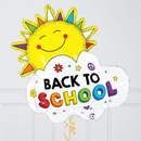 Back To School Sunshine Inflated Foil Balloon
