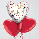 Be My Valentine Foil Balloon Bunch