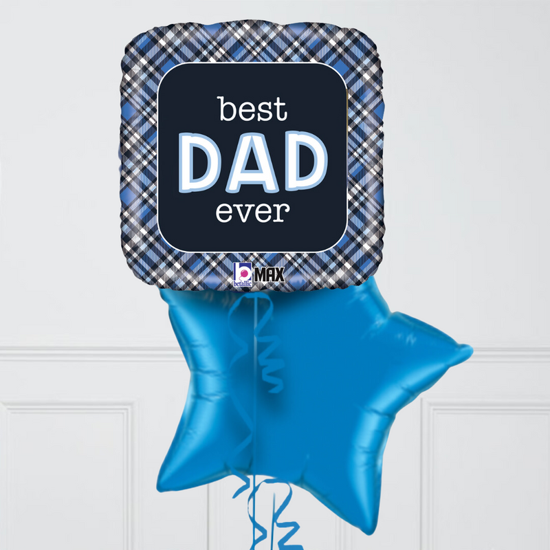 Best Dad Ever Father's Day Inflated Foil Balloons