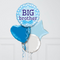 Big Brother Inflated Foil Balloon Bunch